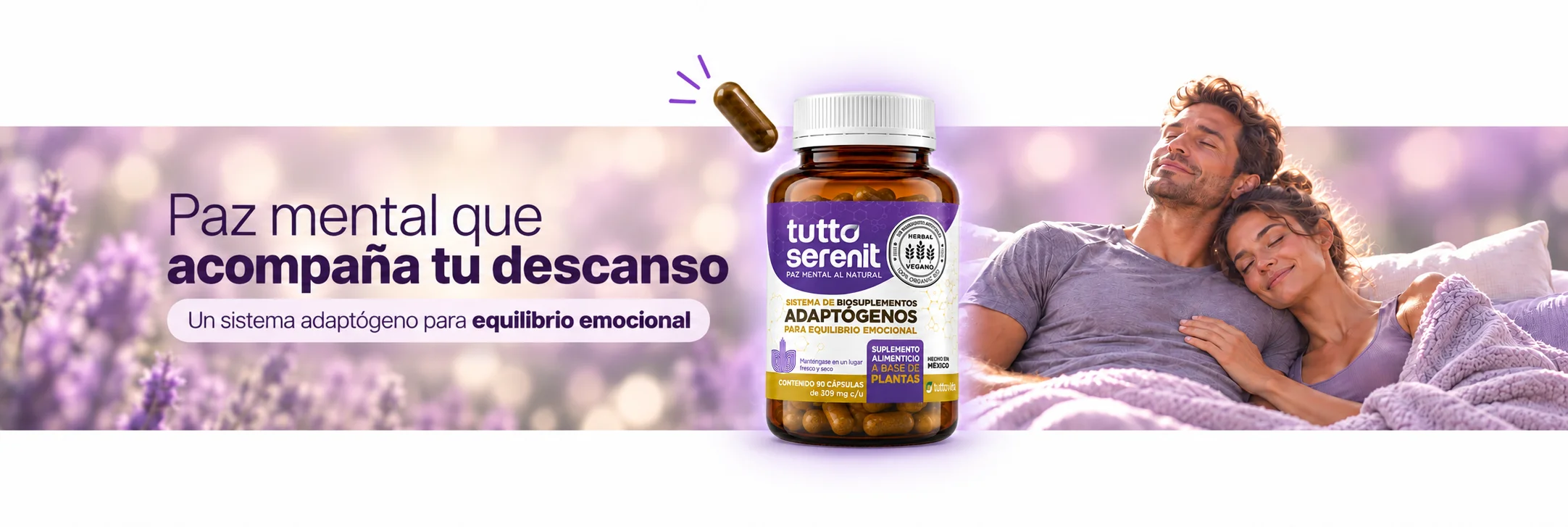 Biosuplemento herbolario TuttoSerenit resultados visibles