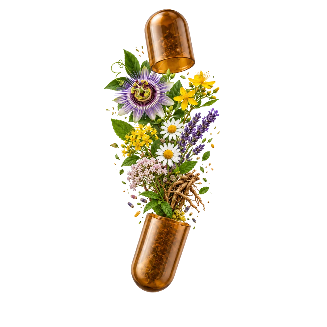 TuttoSerenit Frasco con Ingredientes